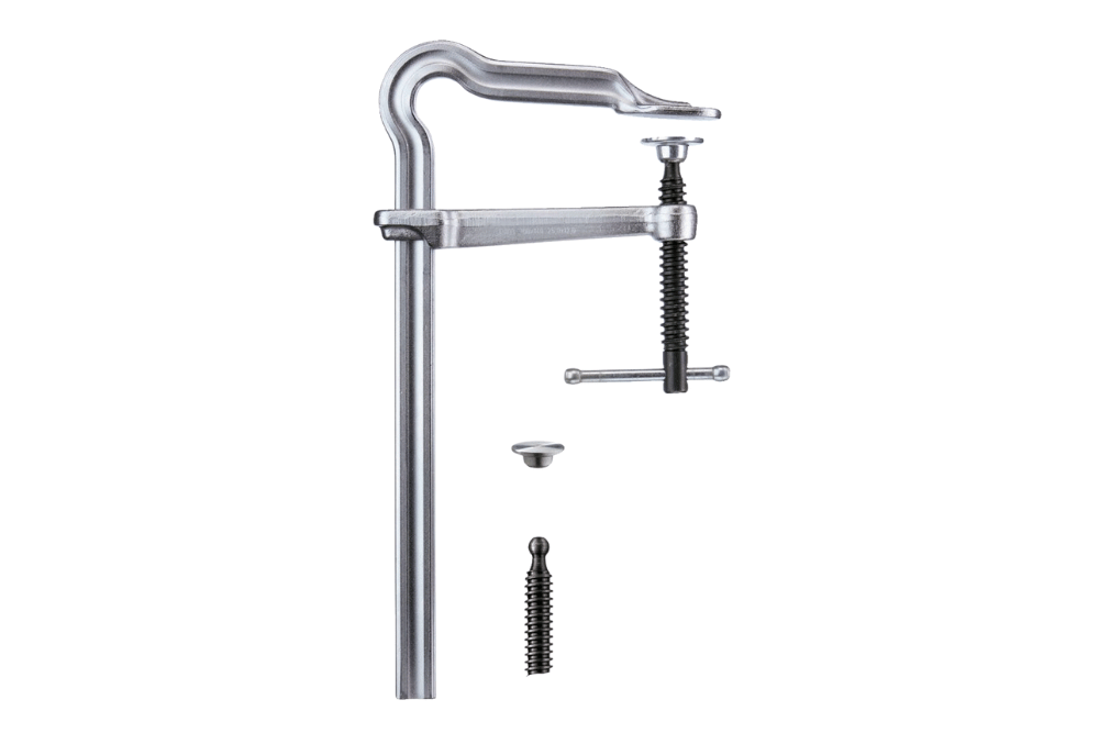 OMEGA plieninis sraigtinis ketaus spaustuvas su T-rankena BESSEY GMZ-K OMEGA plieninis sraigtinis ketaus spaustuvas su T-rankena BESSEY GMZ-K