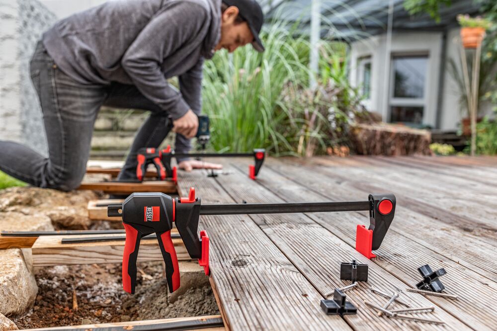 Terasinių lentų montavimo rinkinys BESSEY EZ‑TD Terasinių lentų montavimo rinkinys BESSEY EZ‑TD