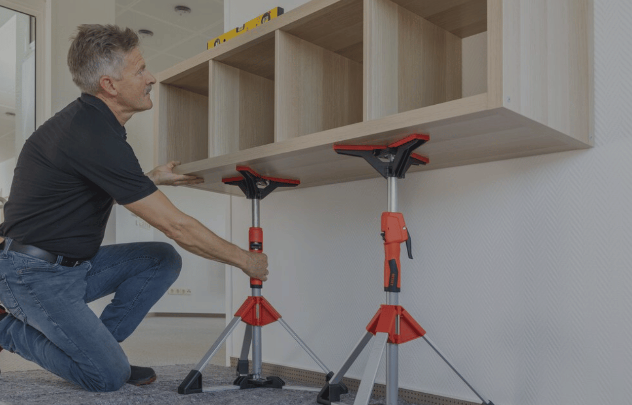 Teleskopinės montavimo atramos