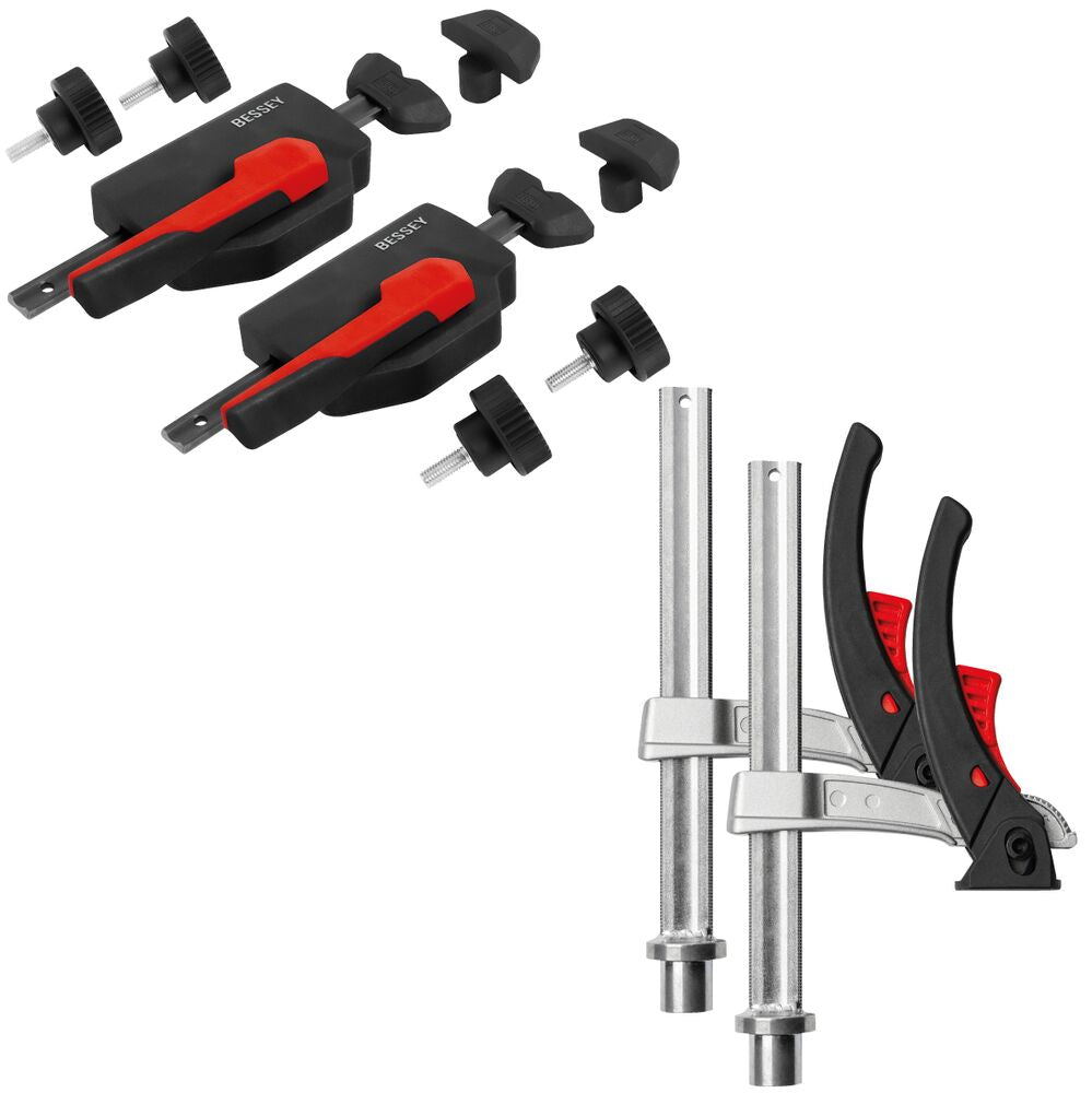 Suveržimo įrankių rinkinys darbui ant stalo MFT-A Suveržimo įrankių rinkinys darbui ant stalo MFT-A