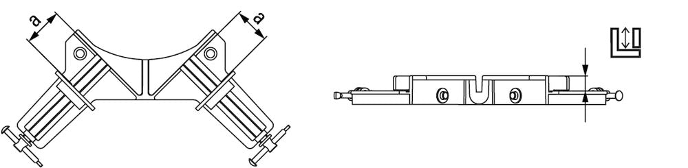 Kampų spaustuvas BESSEY WS1 Kampų spaustuvas BESSEY WS1