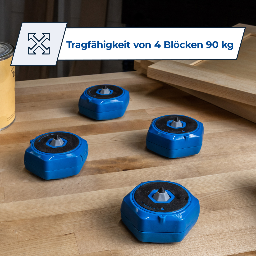 Kreg daugiafunkciniai atraminiai blokeliai KFS-PUCK