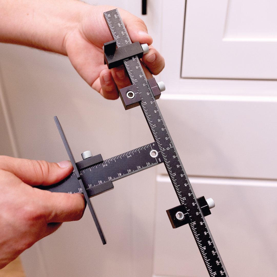 Kreg šablonas baldinių rankenėlių montavimui Cabinet Hardware Jig Pro KHI-XLPULL