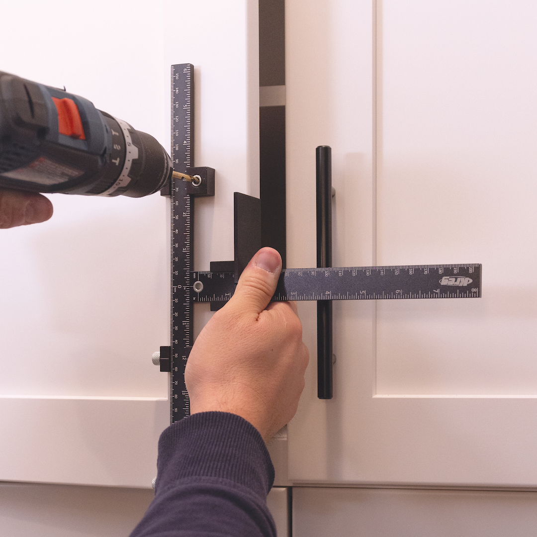 Kreg šablonas baldinių rankenėlių montavimui Cabinet Hardware Jig Pro KHI-XLPULL