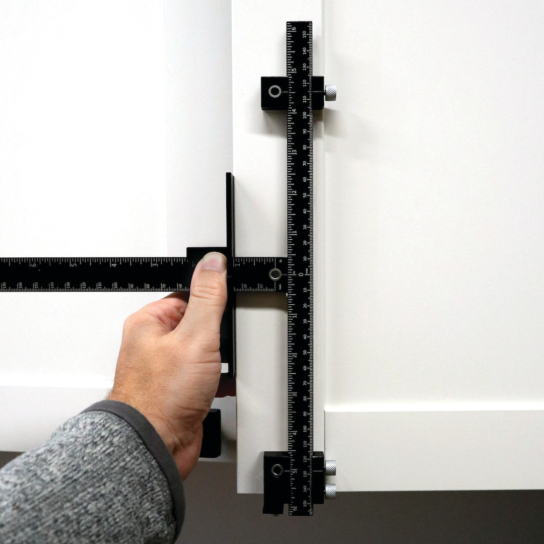 Kreg šablonas baldinių rankenėlių montavimui Cabinet Hardware Jig Pro KHI-XLPULL