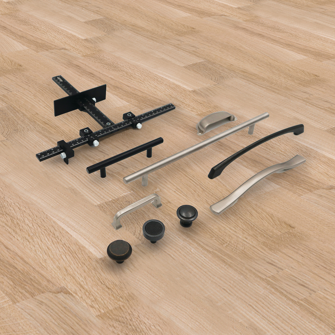 Kreg šablonas baldinių rankenėlių montavimui Cabinet Hardware Jig Pro KHI-XLPULL