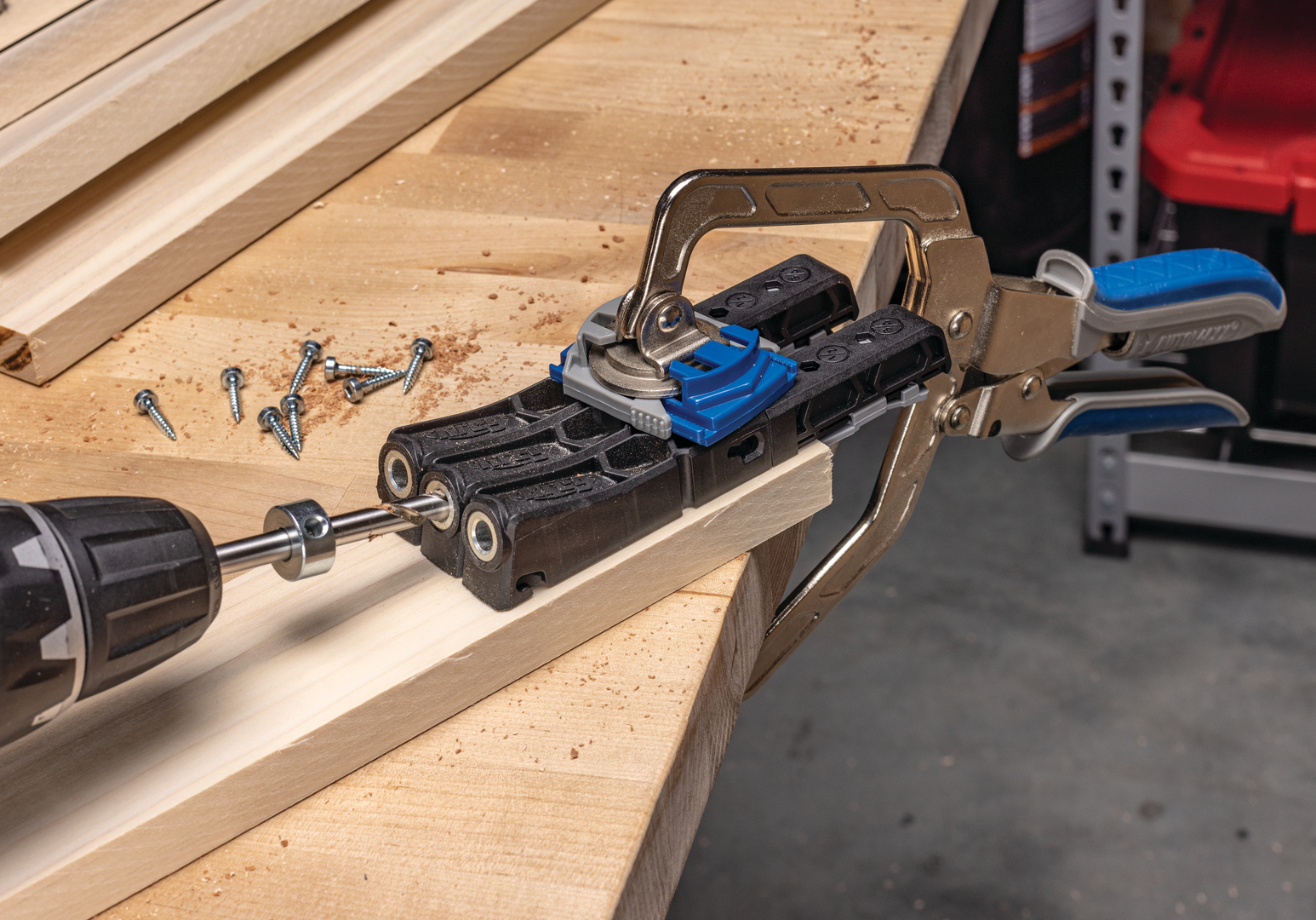 Kreg gręžimo šablonas Pocket-Hole Jig Micro KPHJ230-INT