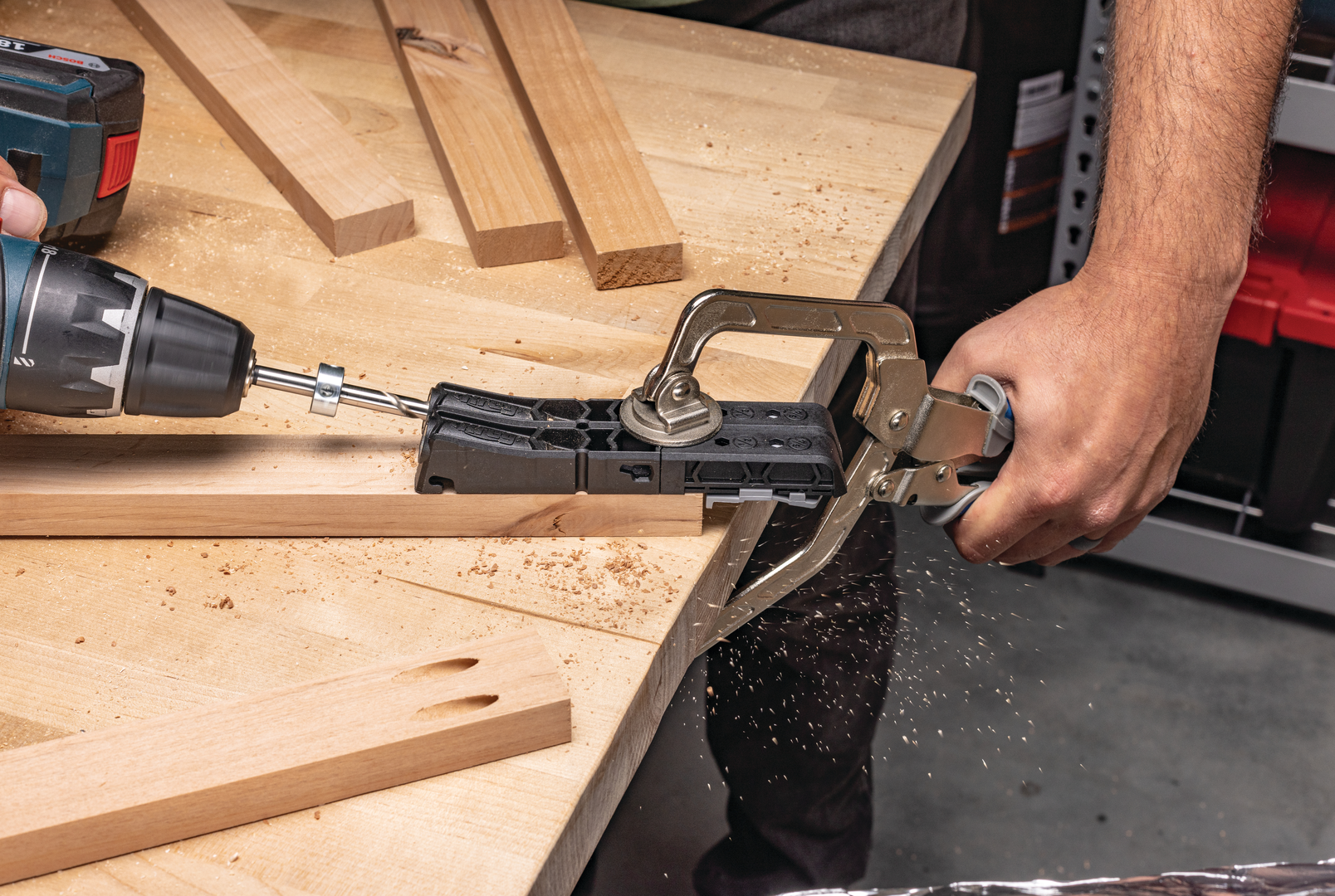 Kreg gręžimo šablonas Pocket-Hole Jig Micro KPHJ230-INT