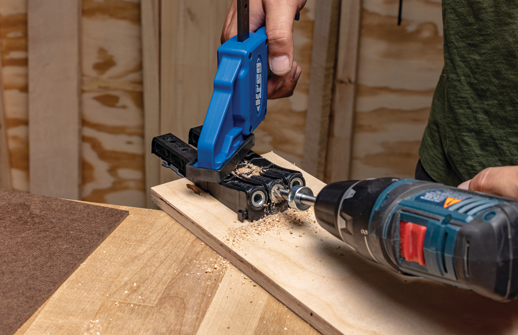 Kreg gręžimo šablonas Pocket-Hole Jig Micro KPHJ230-INT