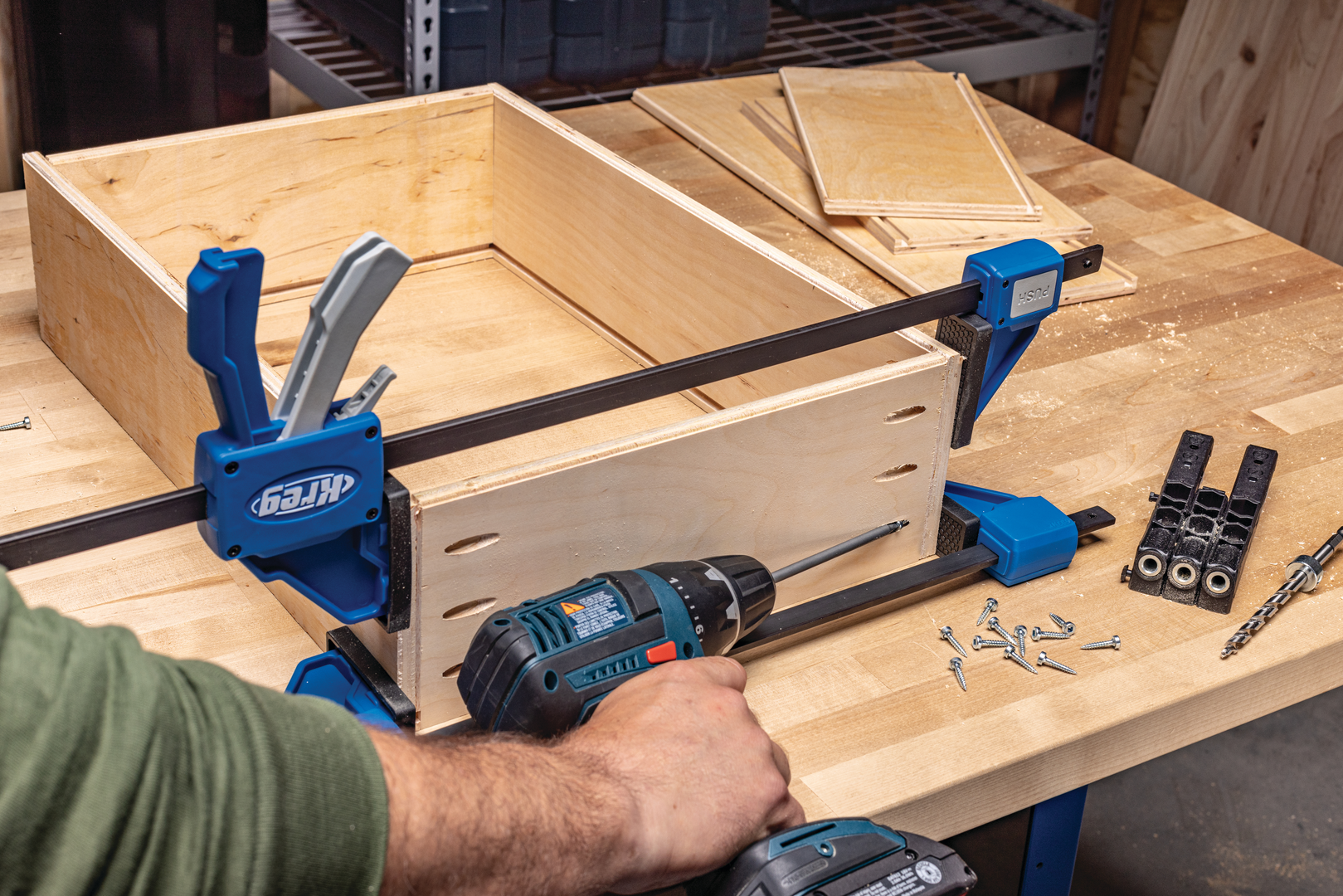 Kreg gręžimo šablonas Pocket-Hole Jig Micro KPHJ230-INT