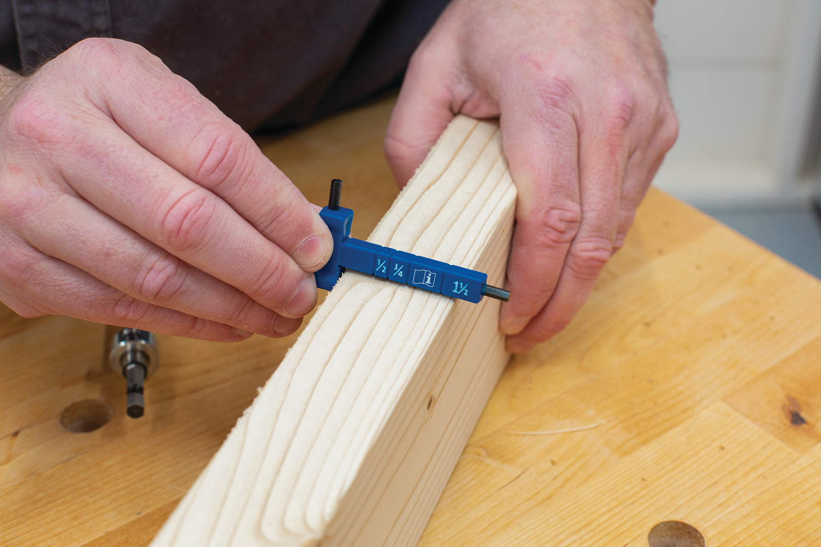 Kreg gręžimo šablonas Pokcket-Hole Jig KPHJ310-INT