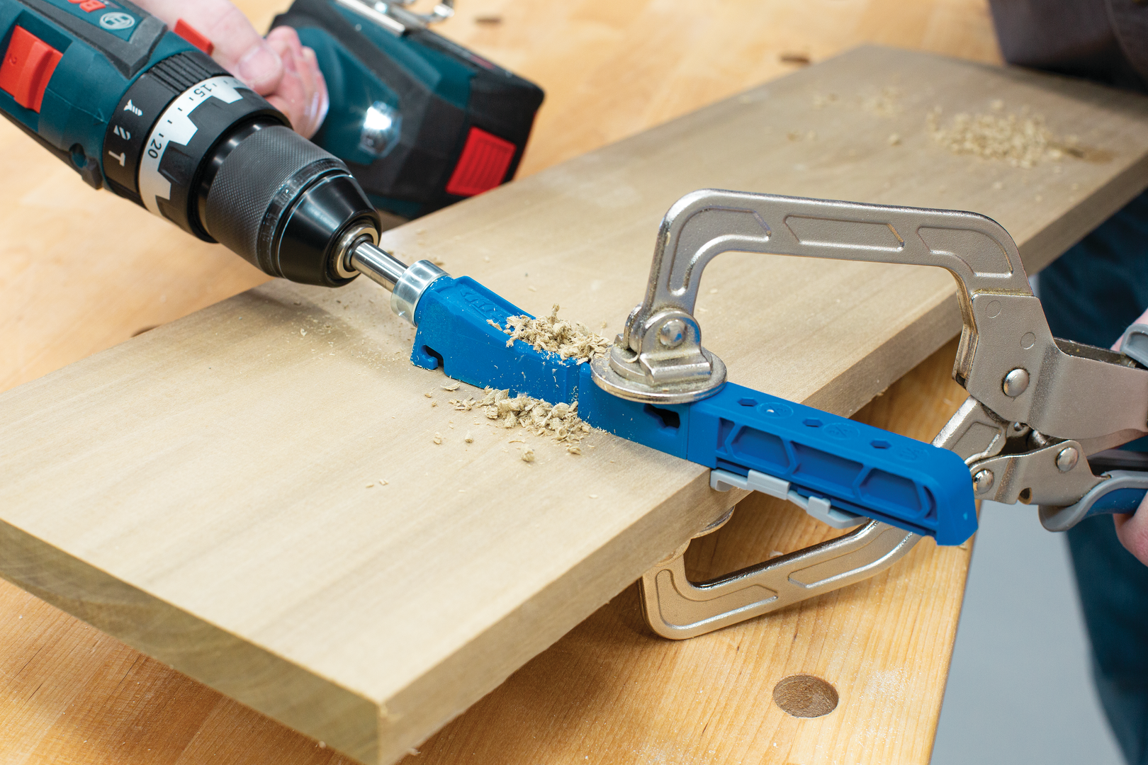 Kreg gręžimo šablonas Pokcket-Hole Jig KPHJ310-INT