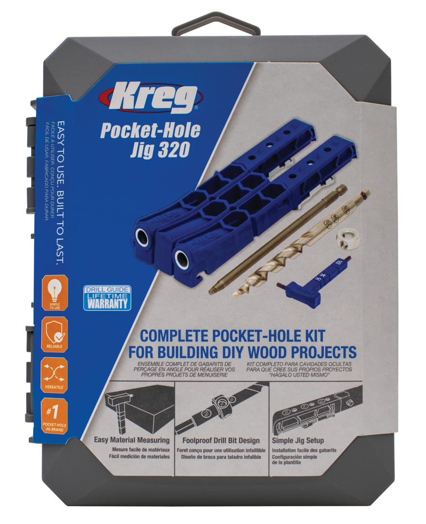 Kreg gręžimo šablonas Pocket-Hole Jig KPHJ320-INT
