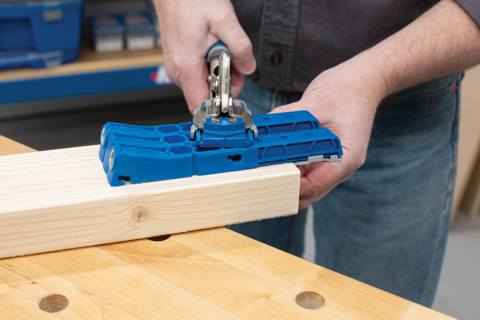Kreg gręžimo šablonas Pocket-Hole Jig KPHJ320-INT