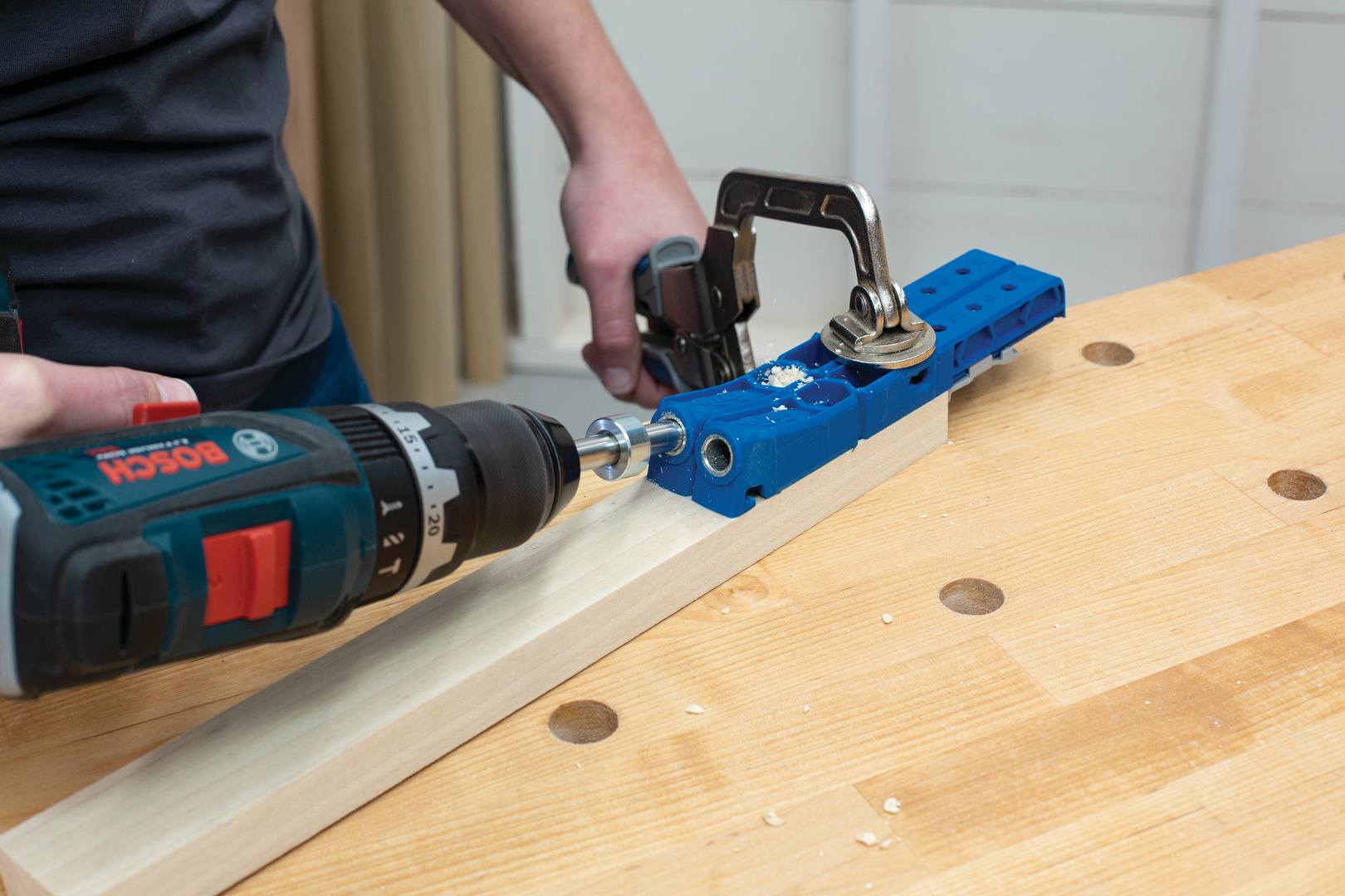Kreg gręžimo šablonas Pocket-Hole Jig KPHJ320-INT
