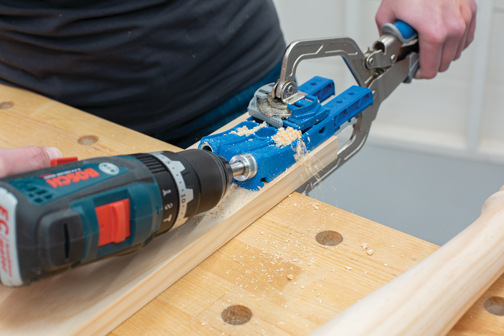 Kreg gręžimo šablonas Pocket-Hole Jig KPHJ320-INT