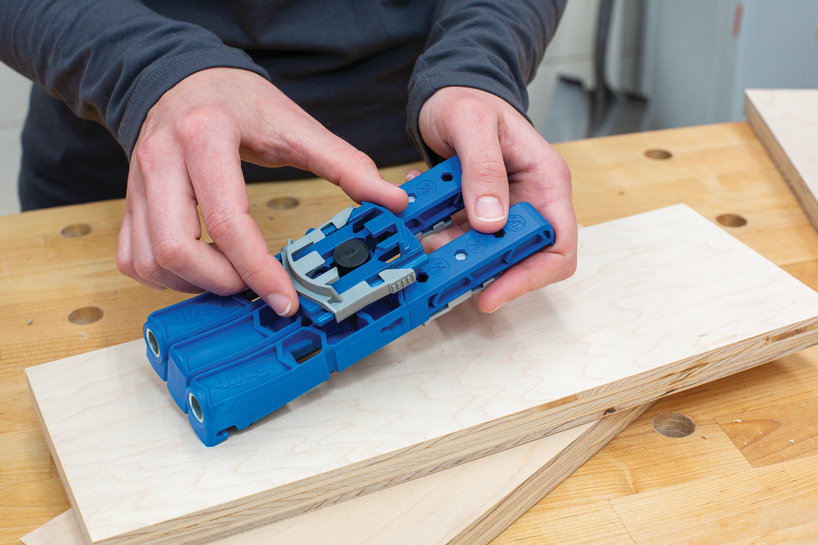 Kreg gręžimo šablonas Pocket-Hole Jig KPHJ320-INT