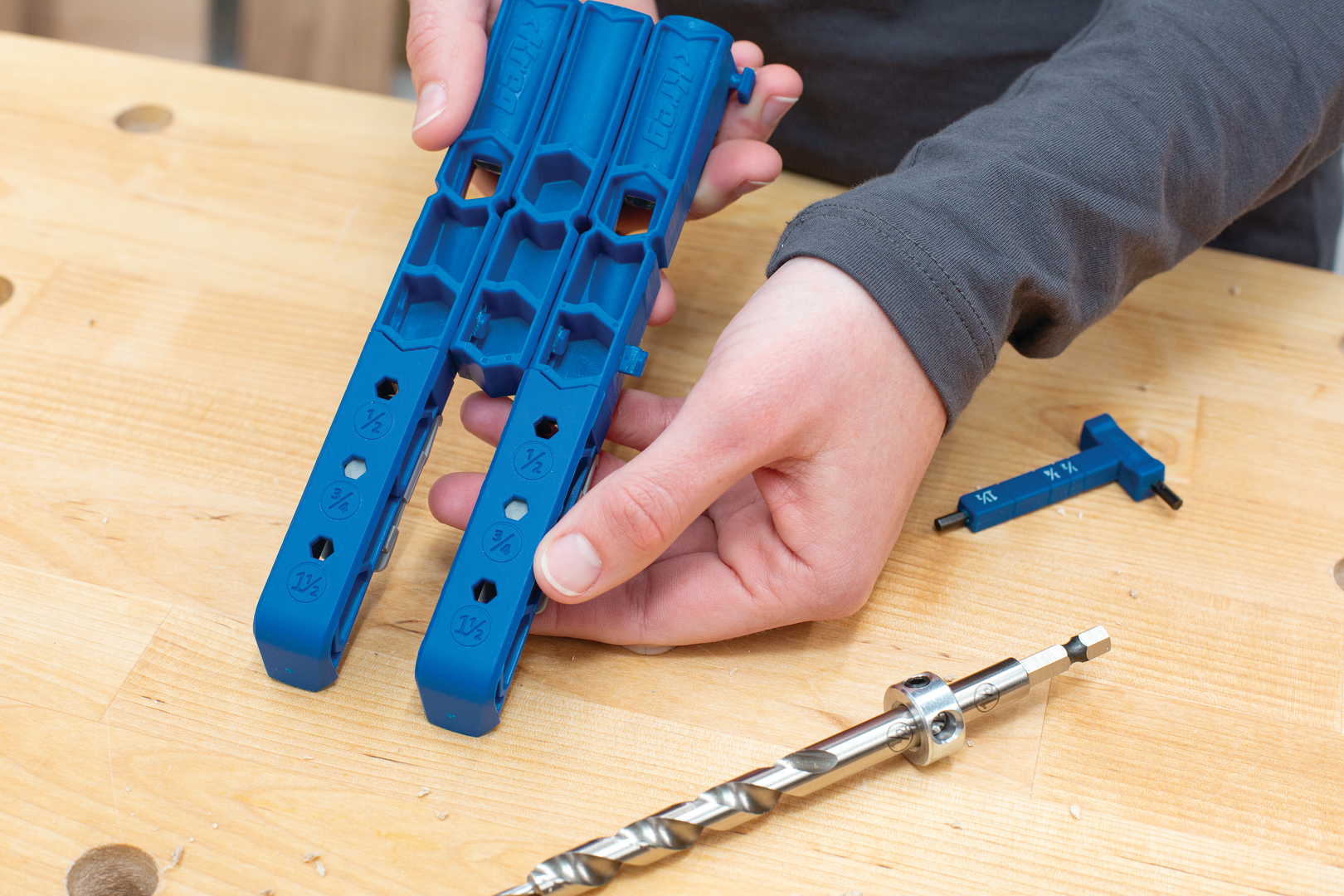 Kreg gręžimo šablonas Pocket-Hole Jig KPHJ320-INT