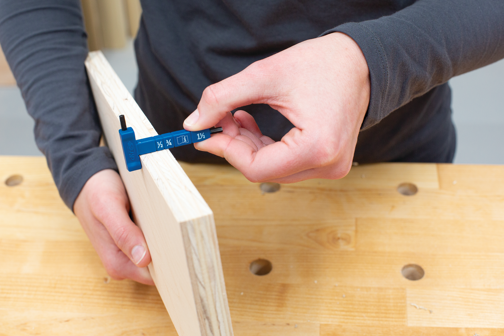 Kreg gręžimo šablonas Pocket-Hole Jig KPHJ320-INT