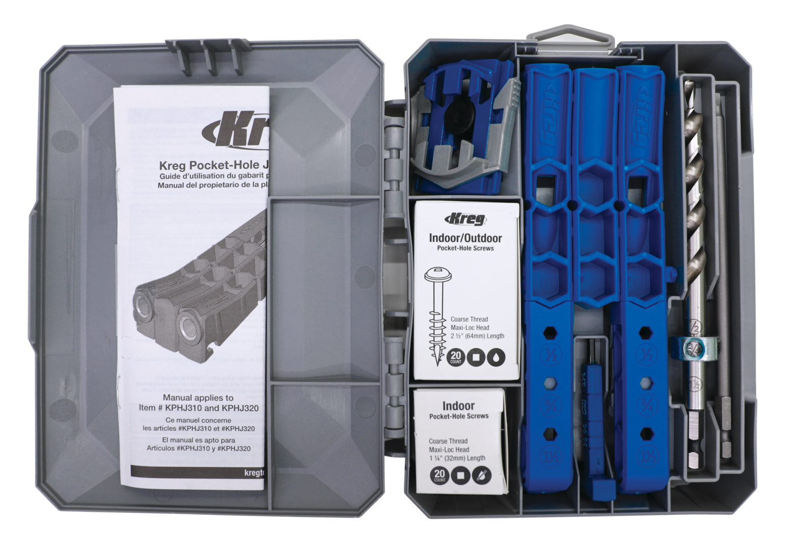 Kreg gręžimo šablonas Pocket-Hole Jig KPHJ320-INT