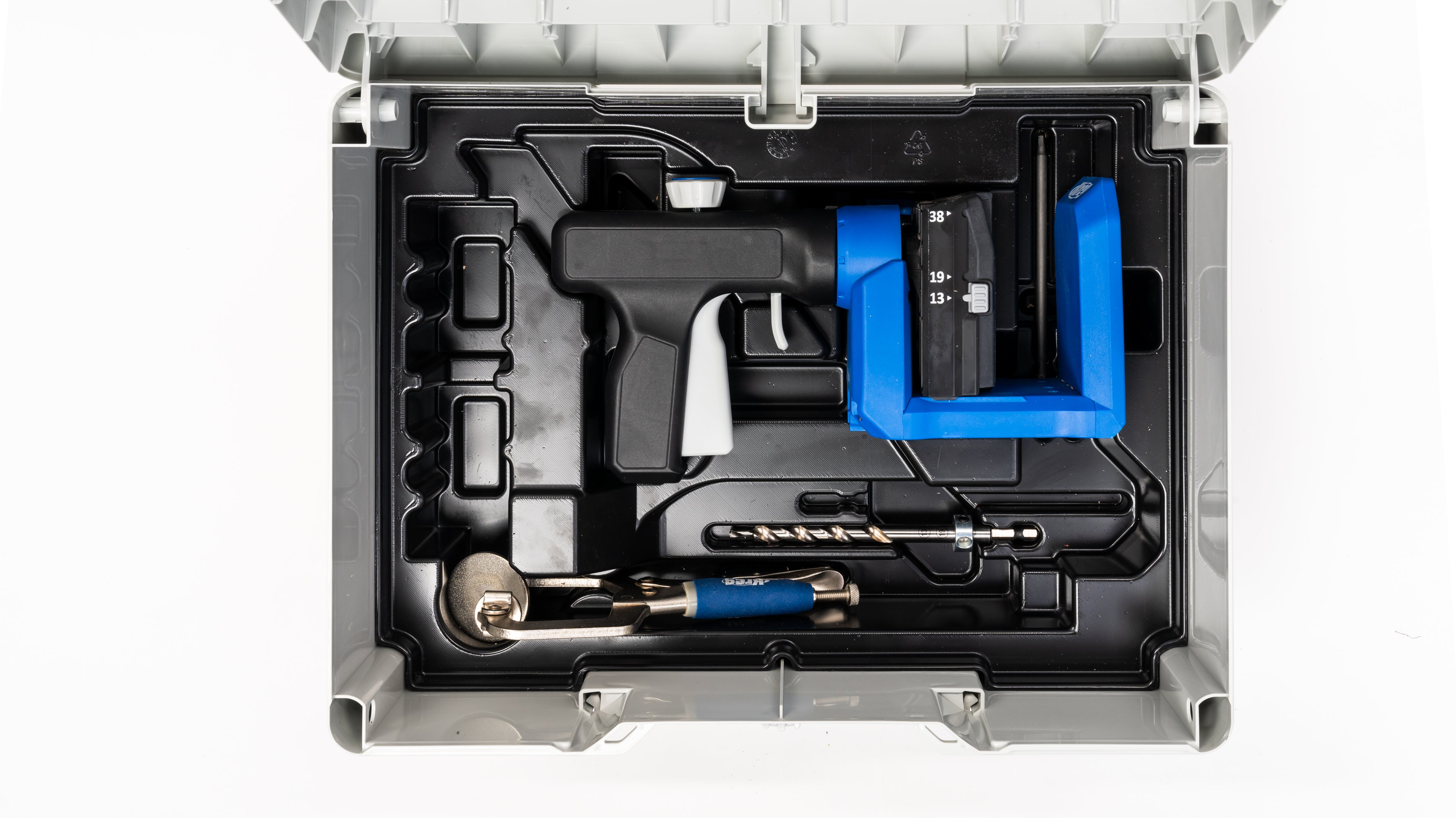 Kreg gręžimo šablonas su priedais+SYSTAINER Pocket-Hole Jig KPHJ520-SYS-PLUS
