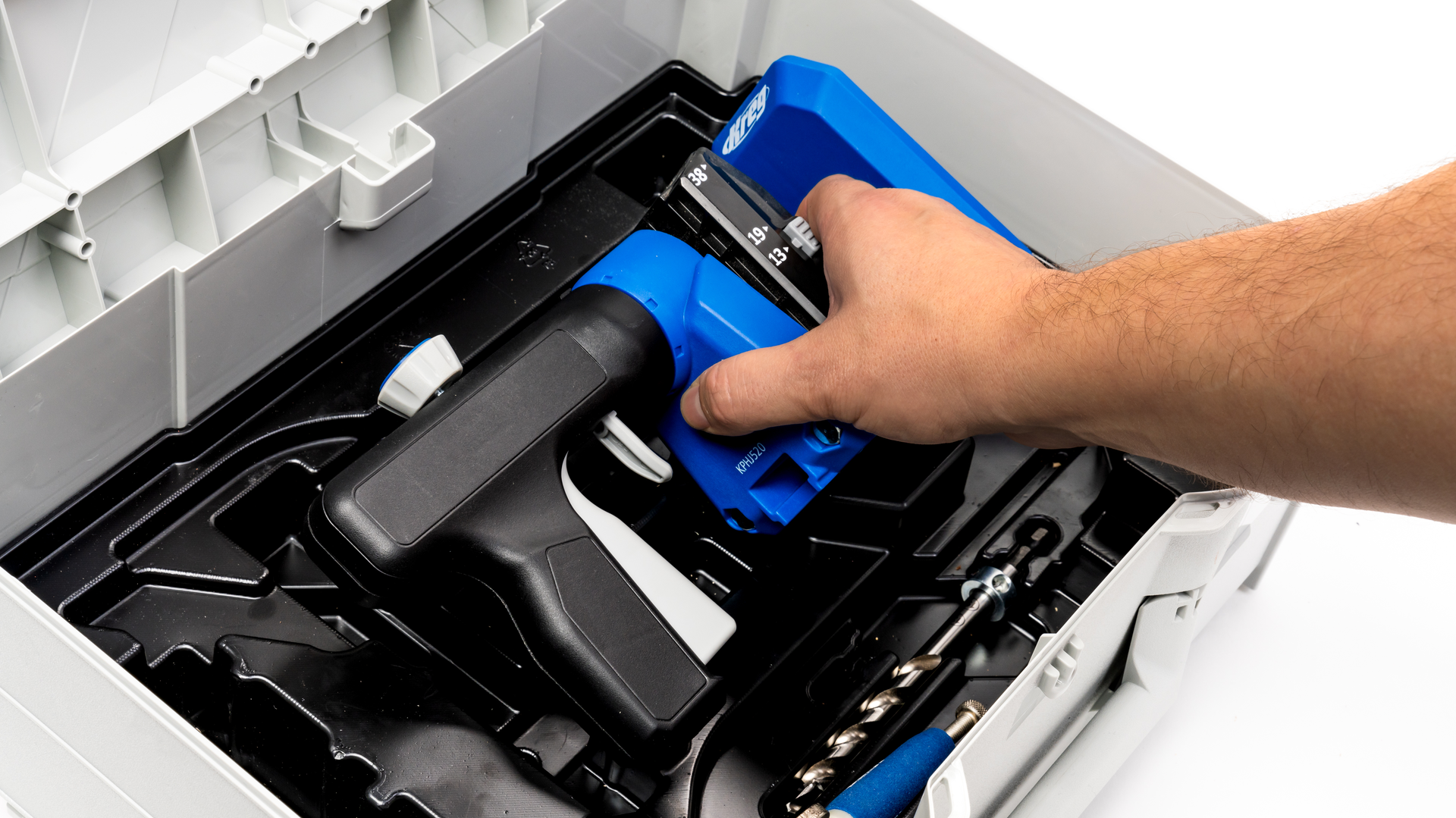 Kreg SYSTAINER (skirtas gręžimo šablonams KPHJ720/KPHJ520) KPHA-SYS