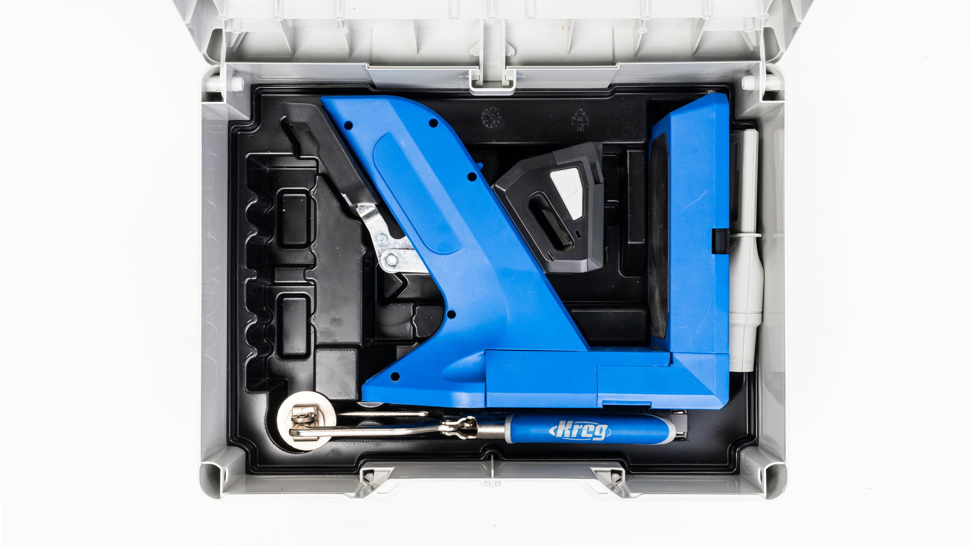 Kreg gręžimo šablonas su priedais+SYSTAINER Pocket-Hole Jig KPHJ720PRO-SYS-PLUS