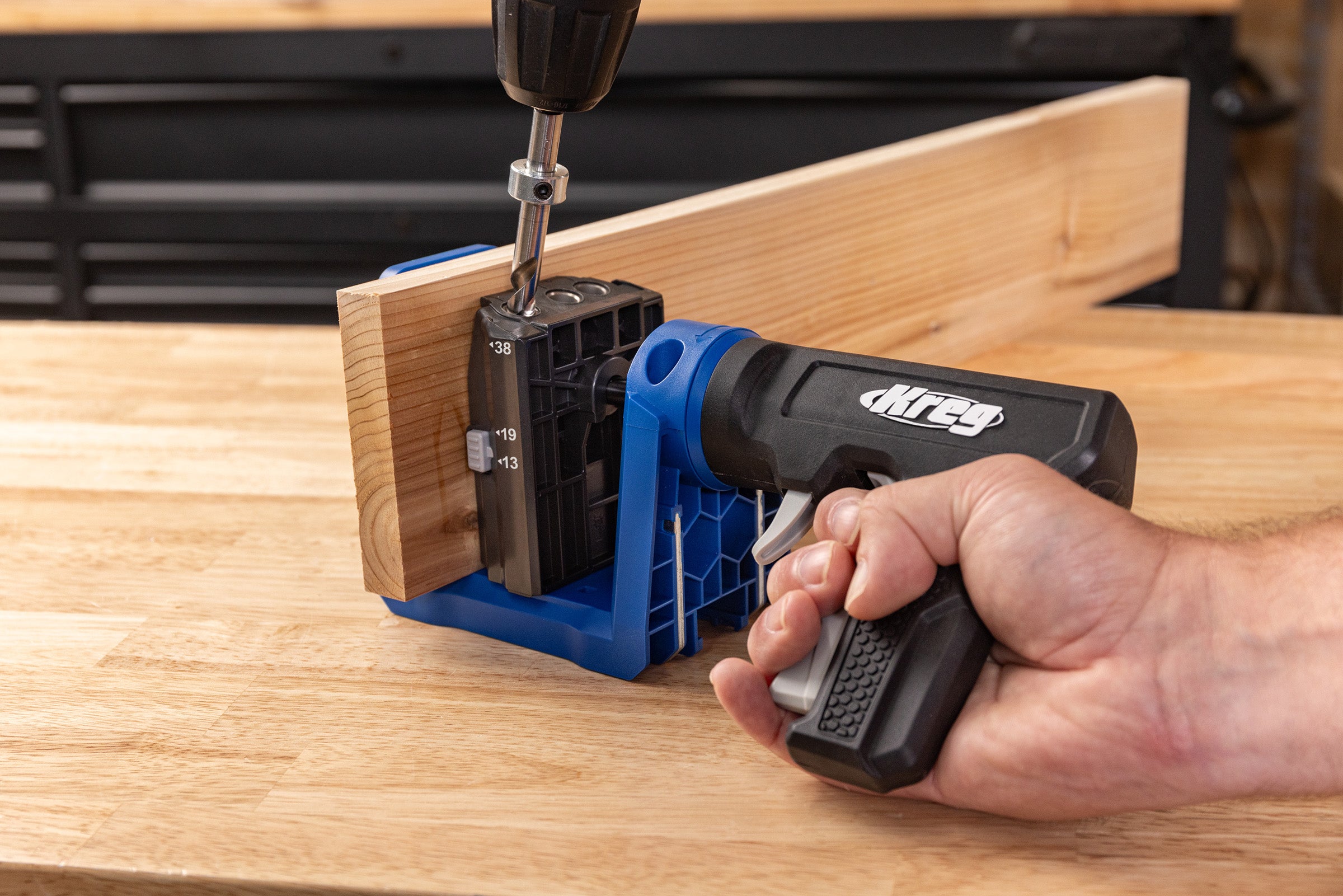 Kreg gręžimo šablonas Pocket-Hole Jig KPHJ520PRO2-INT