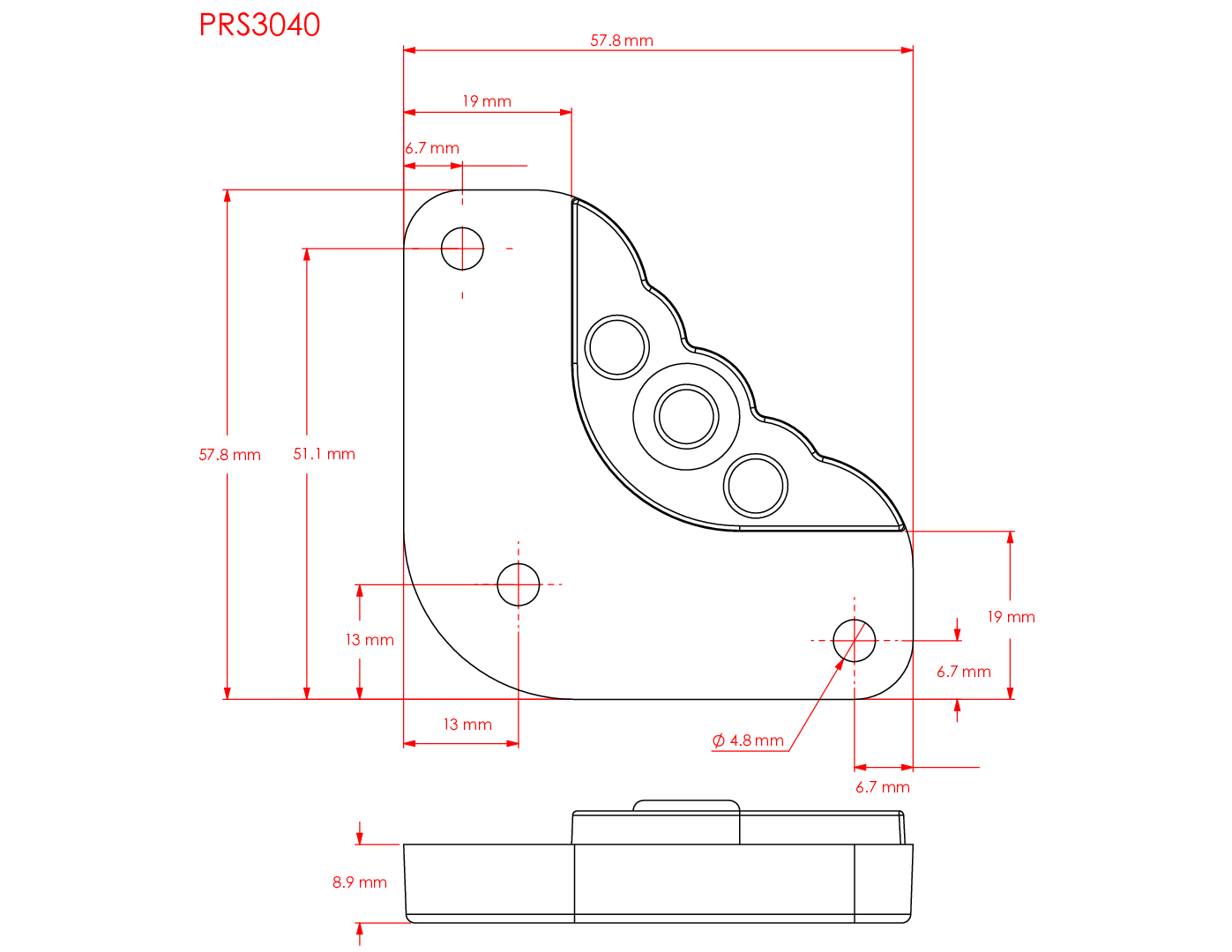 Kreg atramos, 4 vnt. PRS3040