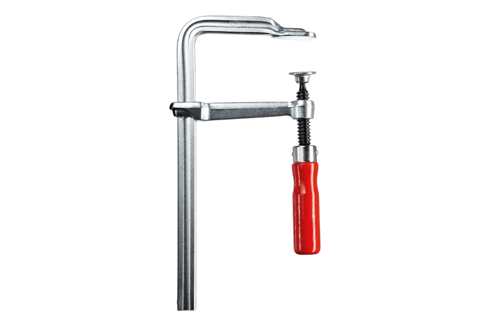 Plieninis sraigtinis ketaus spaustuvas su medine rankena BESSEY classiX GS