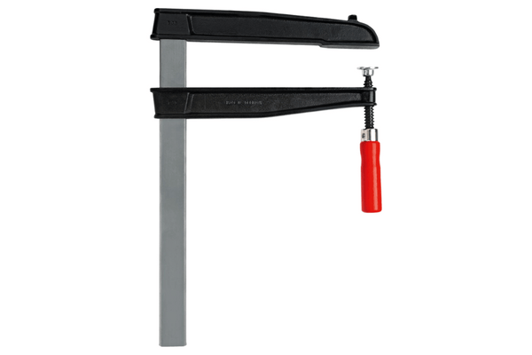 Didelio gylio sraigtinis ketaus spaustuvas su medine rankena BESSEY TGNT