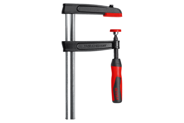 Sraigtinis ketaus spaustuvas su 2-kompontų plastikine rankena BESSEY TPN-BE-2K