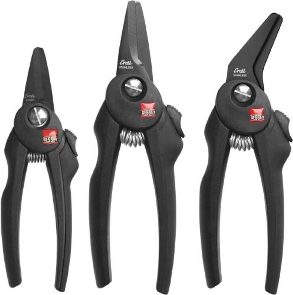 BESSEY riboto leidimo universalių žirklių rinkinys COMBI-SET-A, 3 vnt.