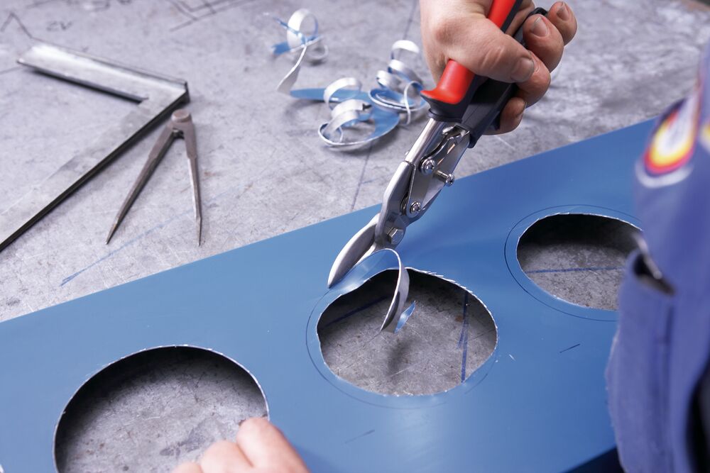 Skardos kirpimo žirklės