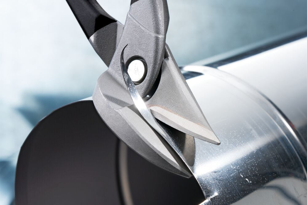 HSS skardos žirklės D416 – formos ir tiesaus pjovimo