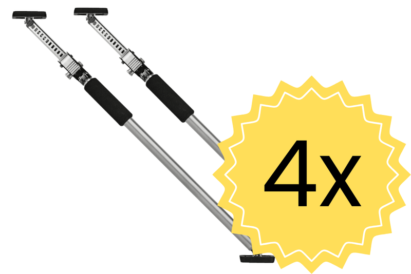 Teleskopinė montavimo atrama BESSEY ST250 Komplektai (2×, 4×, 6×, 8×)