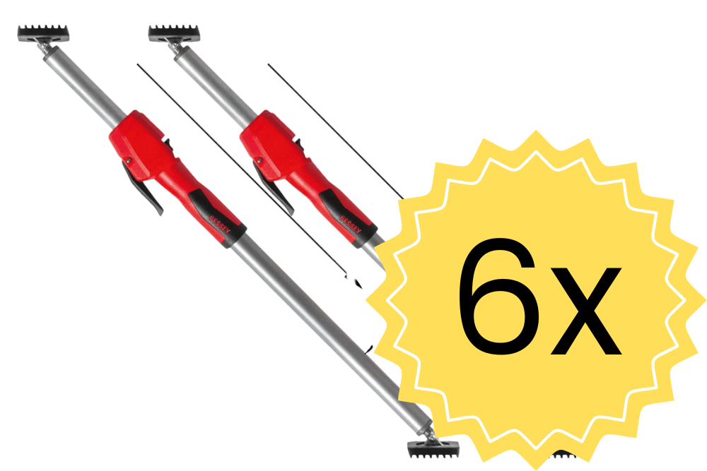 Teleskopinė montavimo atrama BESSEY STE250 Komplektai (2×, 4×, 6×, 8×)