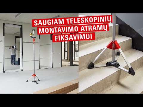 Trikojis stovas teleskopinėms atramoms STE-BS