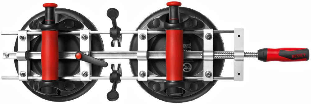 Plokščių sutempimo įrankis su siurbtukais BESSEY PS130
