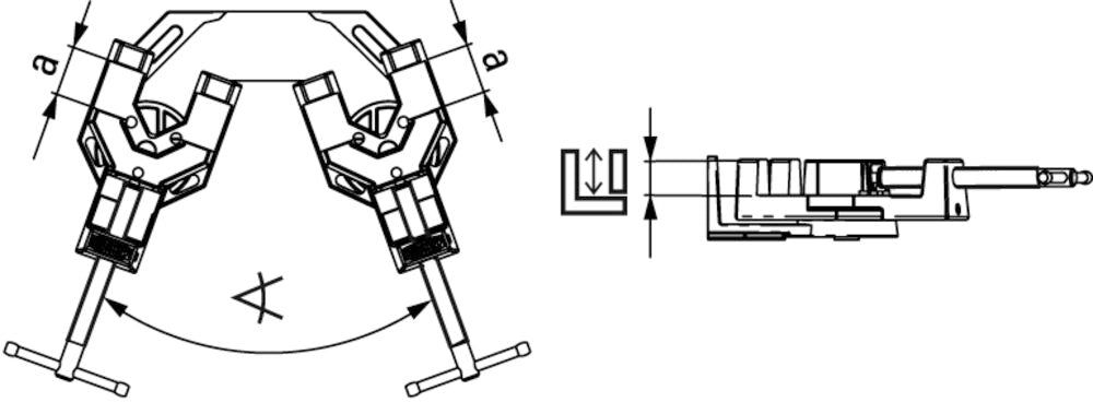 Suvirinimo kampų spaustuvų komplektas SM10-SET