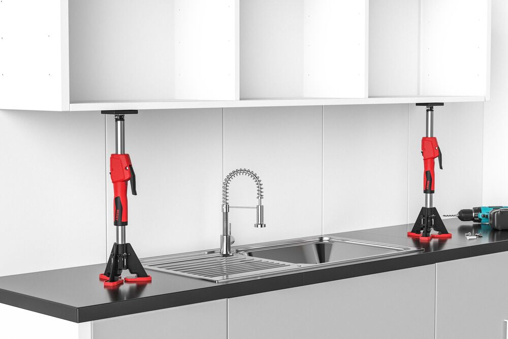 Mažas trikojis stovas teleskopinėms atramoms Bessey STE‑KBS