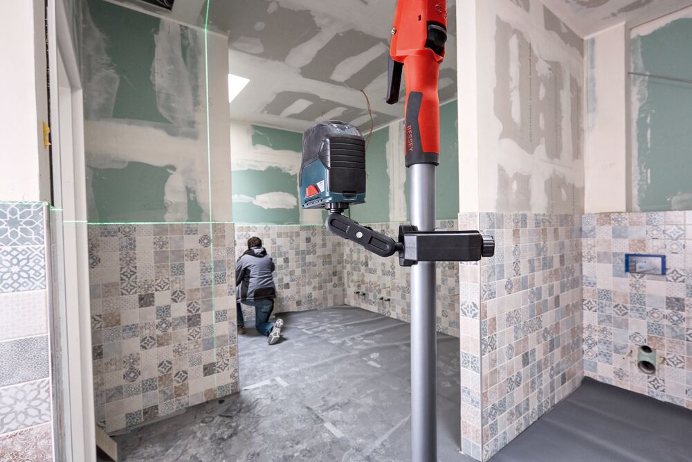 Lazerio laikiklis tvirtinimas prie telespinės atramos BESSEY STE-LH