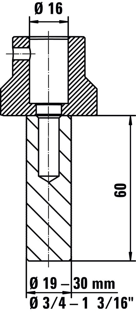 Darbastalio adapteris BESSEY TW16AW
