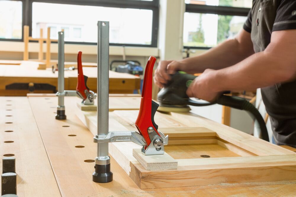 Suvirinimo stalo spaustuvai metalui Bessey TW