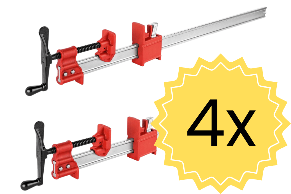 Skydų spaustuvas BESSEY TL120 Komplektai (2×, 4×, 6×, 8×)