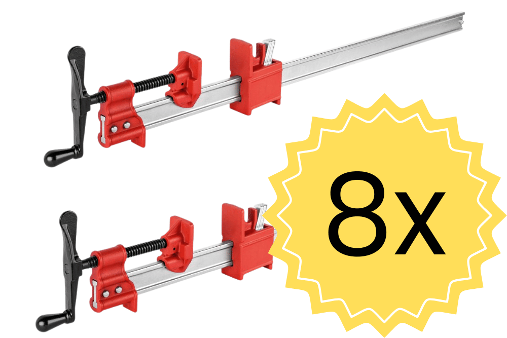 Skydų spaustuvas BESSEY TL120 Komplektai (2×, 4×, 6×, 8×)