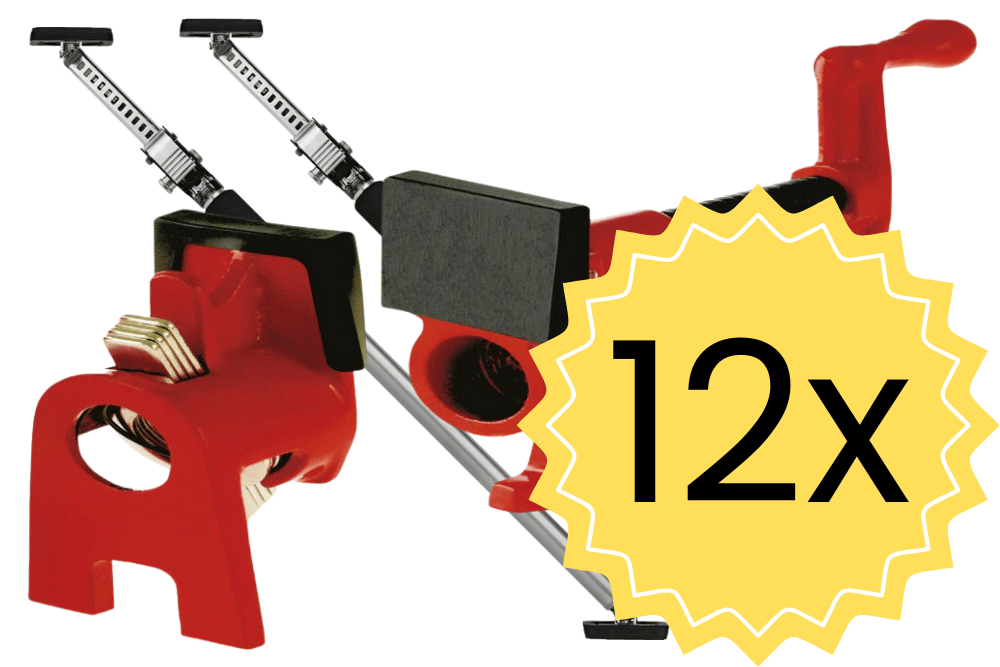 Vamzdinių spaustuvų komplektas BPC-H34 Komplektai (4×, 8×, 12×, 16×)