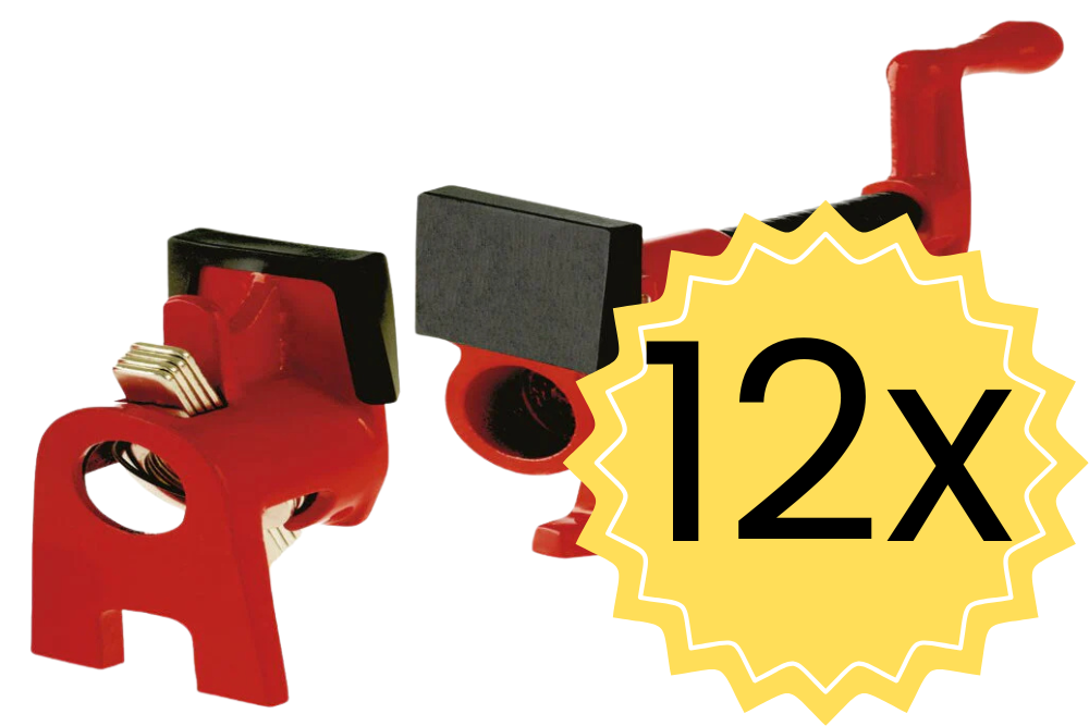 Vamzdinių spaustuvų BPC-H34 komplektai, 1 vnt. kaina - €28,50 (4×, 8×, 12×, 16×...)