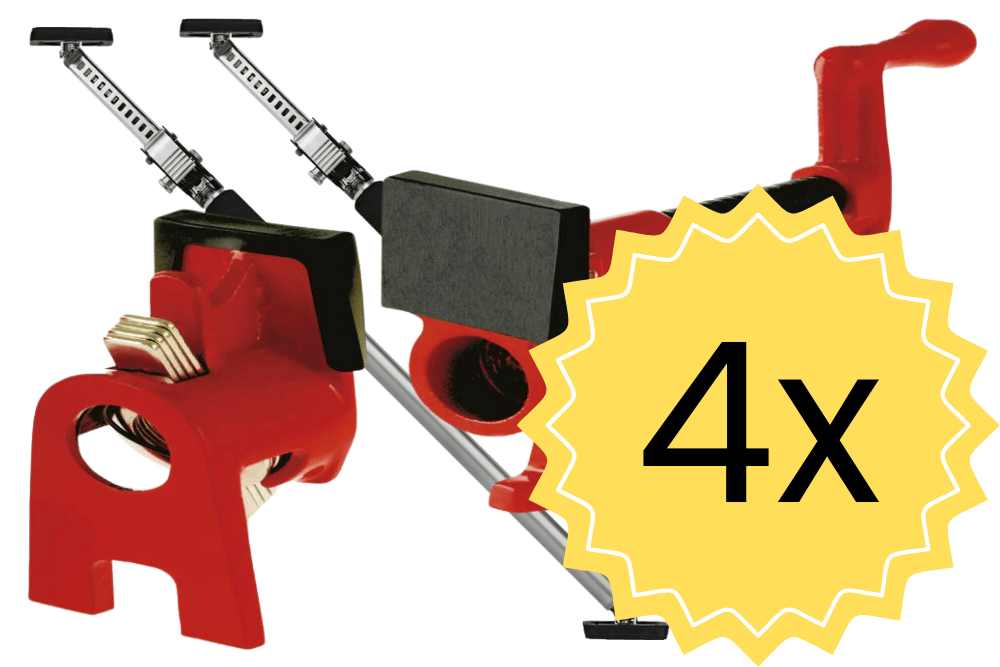 Vamzdinių spaustuvų komplektas BPC-H34 Komplektai (4×, 8×, 12×, 16×)